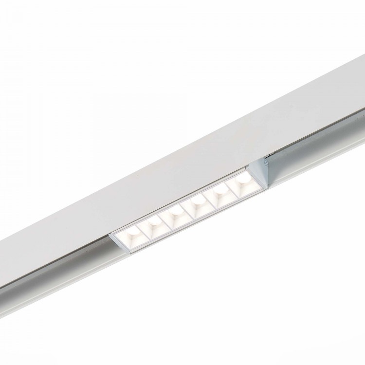 Магнитный трековый светильник белый ST-Luce LED 1*6W 4000K 532Lm  ST361.546.06