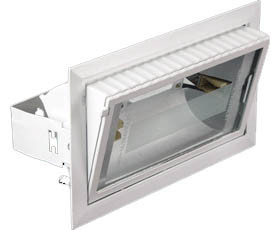 Светильник прямоуг.выдвиж. под мет.гал лампу R7s 150W (h130/d222*128)