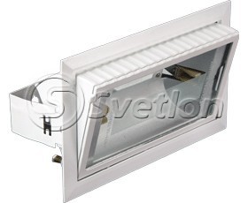 Светильник прямоуг.выдвиж. под мет.гал лампу R7s 150W (h130/d222*128)