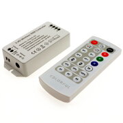 Контроллер  RGB 2.4G с пультом, 21 кноп. DC12/24V, 16А(МАХ) SW-RGB-2.4G-16A