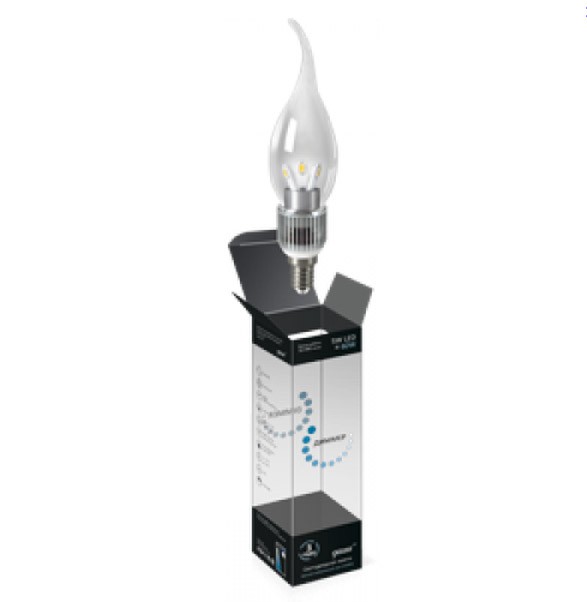 Лампа Gauss LED DIMM 103101107-D Candle E14 7W 3000К диммируемая NEW