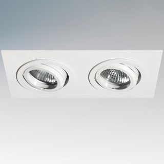 Светильник встраиваемый Lightstar 011612 SINGO X2 MR16/HP16 БЕЛЫЙ