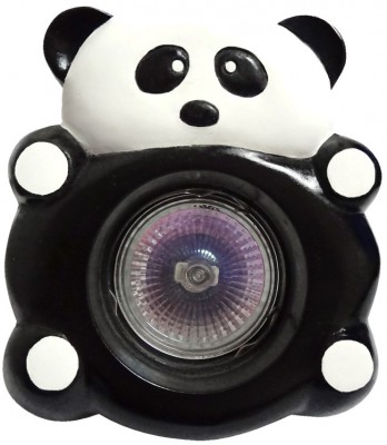 Donolux BABY светильник встраиваемый гипсовый, панда, цвет черно-белый, DL310G/black-white