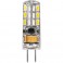 Лампа  FERON светод. LB-420 24LED(2W) 12V G4 6400K AC/DC капсула силикон (пост.+перем. ток) (074)