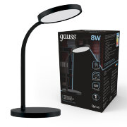 Светильник настольный Gauss  Qplus GTL503 8W 500lm 4000K 170-265V диммир. черный USB LED