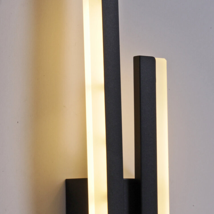 Бра SNEHA 86233-9.2-001U LED2X8W BK