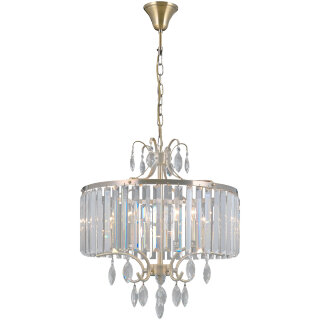 Люстра SNEHA (ILLUMICO) IL3519-5PSQ-24 AB LYRA