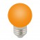 Лампа светодиодная Volpe LED-G45-1W/Orange/E27/FR/C форма "шар"матовая