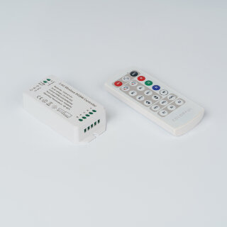 Контроллер  RGBW 2.4G с пультом, 21 кноп. DC12/24V, 16А(МАХ) SW-RGBW-2.4G-16A