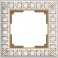 Werkel Antik Рамка 1 пост Белое золото W0011523 (WL07-Frame-01)