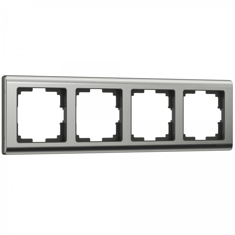 Werkel Metalic Рамка 4 поста Глянцевый никель W0041602 (WL02-Frame-04)