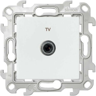 Simon 24 Белый Розетка TV-одиночная 2450477-030