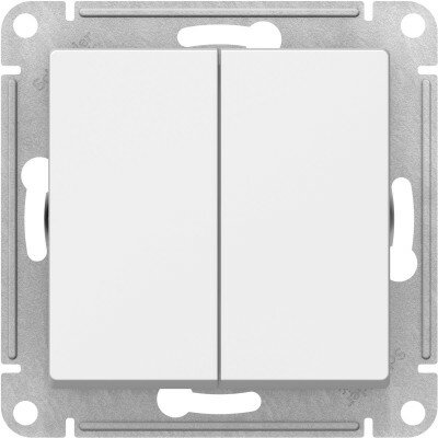 SE AtlasDesign Белый Переключатель перекрестный 2-кл сх.7, 10АХ, механизм