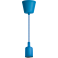 Светильник с проводом 1м Е27 синий 61 525 NIL-SF02